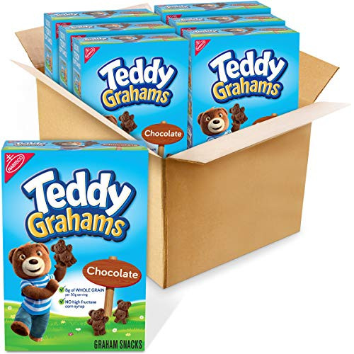 Teddy Grahams Chocolate Graham Snacks 6  10 oz boxes