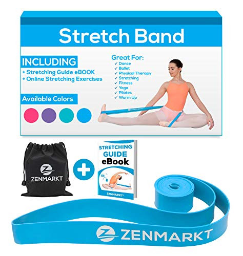 Stretch Bands for Dancers and Gymnasts  Exercise Bands for Dance Ballet Gymnastics Cheerleading Pilates Training Stretching Band Dance Stretch Bands for Flexibility Ballet Barre EBook blue