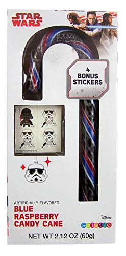 Star Wars Large Blue Raspberry Candy Cane
