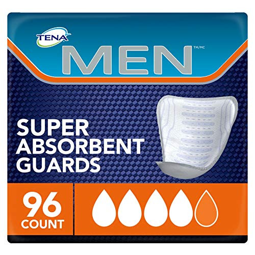Tena Incontinence Guard for Men Super Absorbency 96 Count