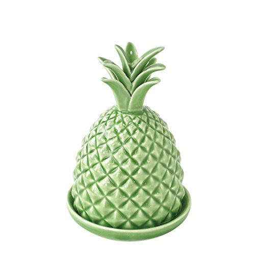 Time Concept Tropical Desert Pineapple Porcelain Cupcake Case - Dinnerware Piece