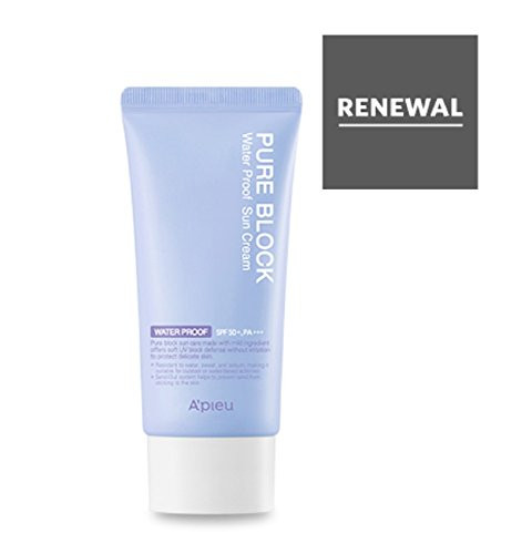 2018 New Apieu Pure Block Sun Cream Waterproof Sun Cream 169Oz