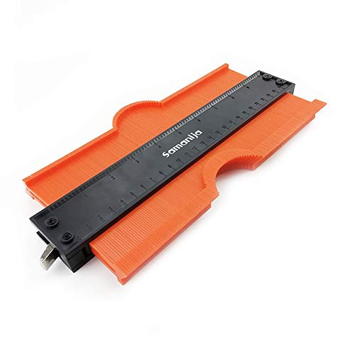 Contour Gauge  10 Inch Lock Contour Gauge Profile Tool  Adjustable Lock  Precisely Copy Irregular Shape Duplicator  Irregular Welding Woodworking Tracing Must Have Tool for DIY Handyman
