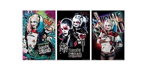 Trends International Wall Poster Suicide Squad Collector's Bundle, 22.375" x 34"