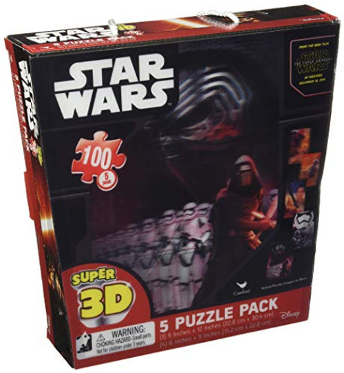 Star Wars Ep7 Super 3D Puzzle (5 Pack) (100 Piece) Star Wars Ep7 Super 3D Puzzle (5 Pack) (100 Piece)