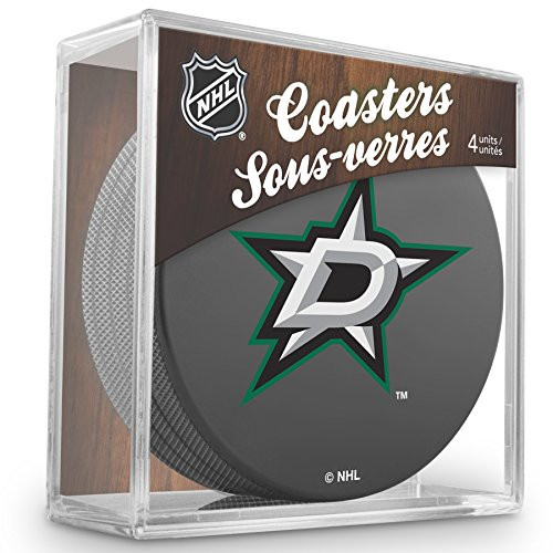 Inglasco NHL Dallas Stars Puck Coasters Pack