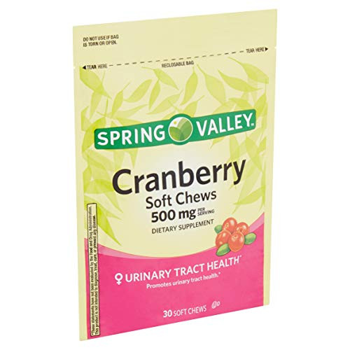 Spring Valley Natural Cranberry 500 Mg Soft Chews 30 Chews by Spring Valley