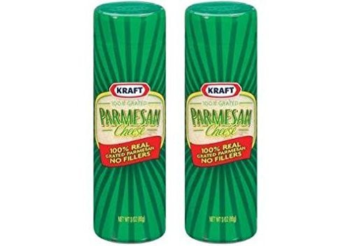 Kraft 100 Grated Parmesan Cheese Pack of 2 3 oz Bottles