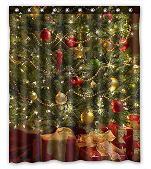 FMSHPON Christmas Gifts Decorations Waterproof Polyester Fabric Shower Curtain 60 x 72 Inches FMSHPON Christmas Gifts Decorations Waterproof Polyester Fabric Shower Curtain 60 x 72 Inches