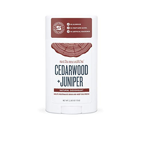 Schmidts Deodorant  Natural Deodorant Cedarwood  Juniper  265 oz by Schmidts Deodorant