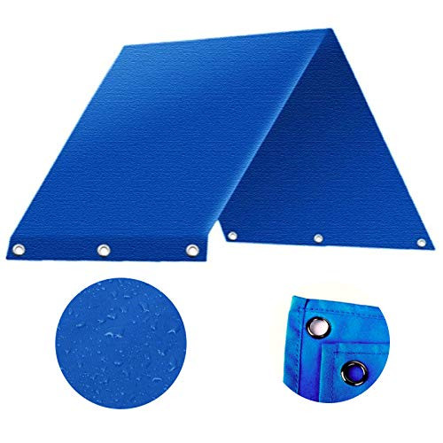 MaiKeEr Playground Swing Replacement Canopy Outdoor Swing Shade Tarp Kids Playground Roof Canopy Sunshade Waterproof Trap Cover for Children Outdoor Sunproof Blue 52 x 89inch