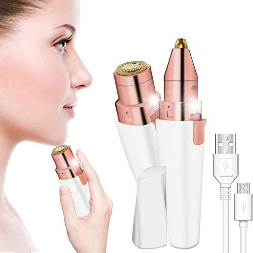 2 IN 1 Rechargeable Face Hair Removal Eyebrow Remover for Women MMCAT Electric Facial Hair Shaver And Painless Eyebrows Trimmer Epilator Lady Body Lips Nose Eyebrows Hair Razor With LED Light 2 IN 1 Rechargeable Face Hair Removal Eyebrow Remover for Women MMCAT Electric Facial Hair Shaver And Painless Eyebrows Trimmer Epilator Lady Body Lips Nose Eyebrows Hair Razor With LED Light