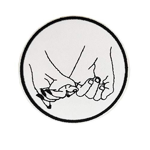 Pinky Swear Embroidered Iron on Patch Love Life