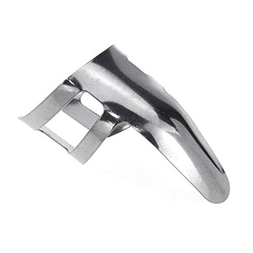 Bitray Stainless Steel Finger Picks Adjustable Finger Sleeve Fingerstyle Picks for Guitar BanjoDobro etc3 PCS Fingerstyle Picks Guitar Finger Picks for Acoustic Guitar3118mm12207inch