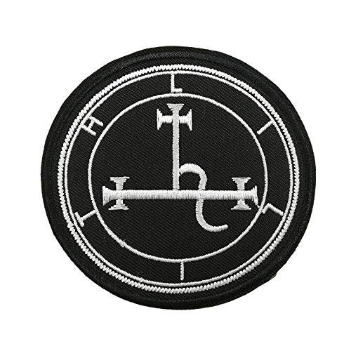 Sigil of Lilith Embroidered Iron on Sew on Patch Occultism Lucifer Satan Paganism Applique