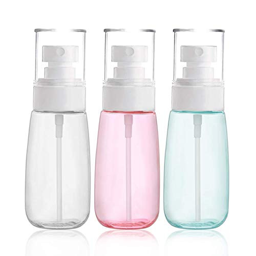 Mister Spray Bottle Empty Spray Bottles 34oz 3 Pack Travel Spray Bottles Fine Mist Spray Bottle Refillable Plastic Cosmetic Makeup Sprayer Moisturizer for HairSkincare LotionPerfumes
