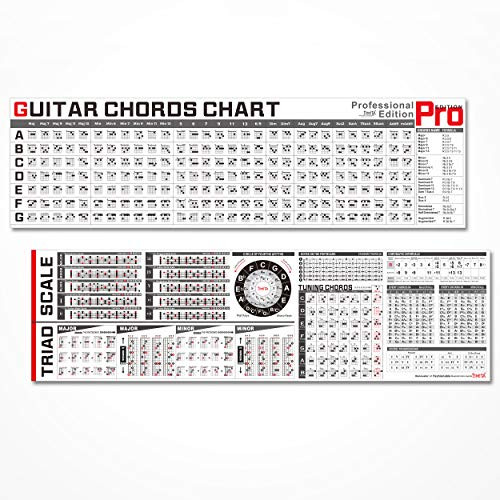 Guitar Chord Chart of Profession Chords Scales Triads Tune Guitar ...