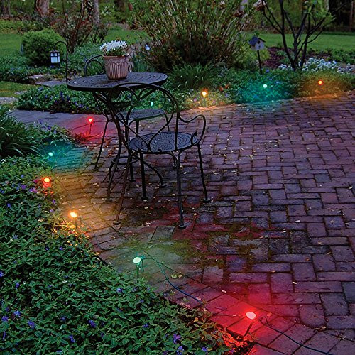 Lumabase 61810 10 Count Electric Pathway Lights, Multicolor