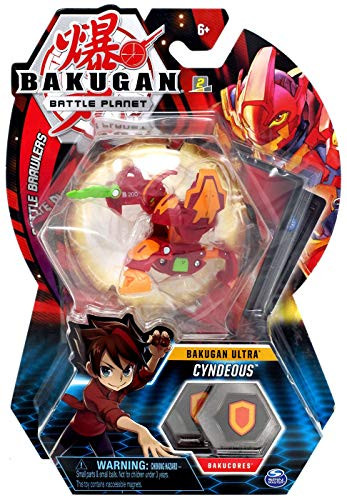 Bakugan Ultra Pyrus Cyndeous 3inch Tall Collectible Transforming Creature for Ages 6 and Up