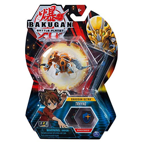 Bakugan Ultra Aurelus Trhyno 3inch Tall Collectible Transforming Creature Wave 7 for Ages 6 and Up