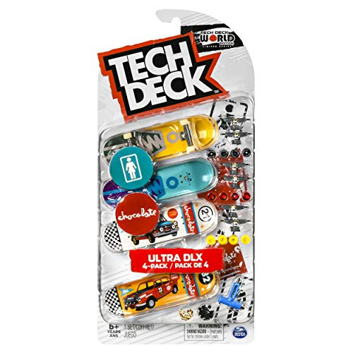 TechDeck Ultra DLX 4 Pack 96mm Fingerboard 2020 Crossover  GirlChocolate