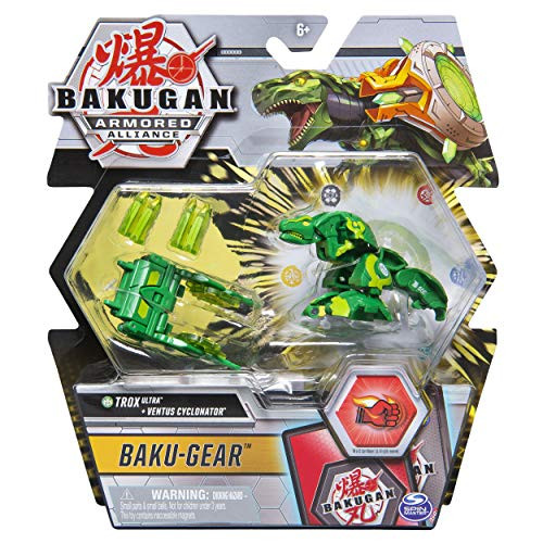 Bakugan Ultra Trox with Transforming BakuGear Armored Alliance 3inch Tall Collectible Action Figure
