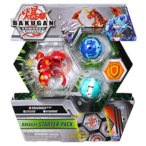 Bakugan Armored Alliance Starter Pack S2  Pyrus Dragonoid Collectible Transforming Creatures for Ages 6  Up