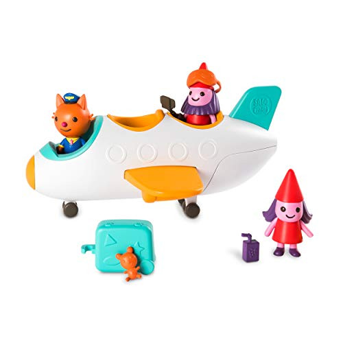 Sago Mini JinjaS Jet Plane with Figures  Accessories for Kids Ages 3  Up