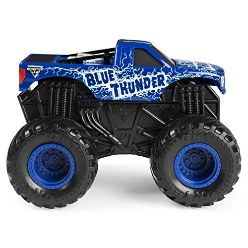 Monster Jam Official Blue Thunder Rev N Roar Monster Truck 1 43 Scale