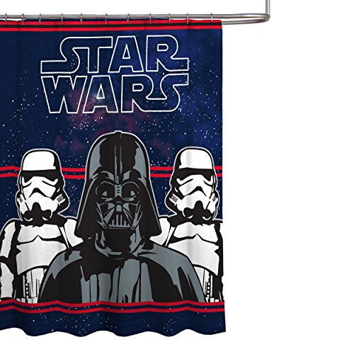 Star Wars Darth Vader Microfiber 70" x 72" Fabric Shower Curtain