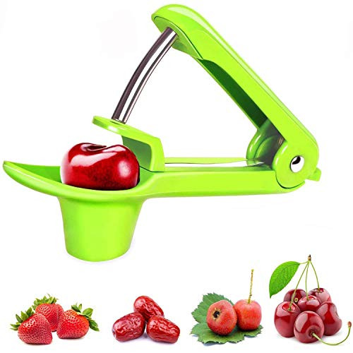 Cherry Pitter Cherry Pitter Remover Easy Kitchen Tool Cherry Pitter Green