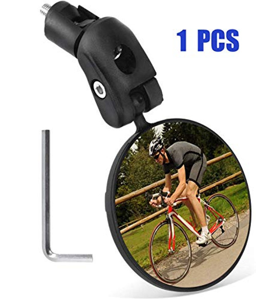 Bike Mirror 1pcs Bicycle Cycling Rear View Mirrors Wide Angle Rear View Shockproof Convex Mirror Adjustable Handlebar Mounted Plastic Convex Mirror for Mountain Road Bike Bicycle Bike Mirror 1pcs Bicycle Cycling Rear View Mirrors Wide Angle Rear View Shockproof Convex Mirror Adjustable Handlebar Mounted Plastic Convex Mirror for Mountain Road Bike Bicycle