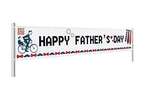 Happy Fathers Day BannerBest Dad Ever Banner?Fathers Day Party Decoration Fathers Day Supplies Happy Fathers Day Banne Decorations