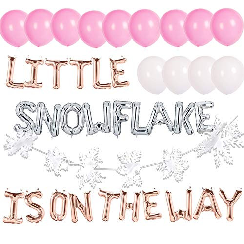 Little Snowflake Baby Shower Decorations 3D Little Snowflake Is On The Way Winter Baby Shower Decorations for Boy Girl Little Snowflake Backdrop Winter Onederland Christmas Birthday Party Supplies Little Snowflake Baby Shower Decorations 3D Little Snowflake Is On The Way Winter Baby Shower Decorations for Boy Girl Little Snowflake Backdrop Winter Onederland Christmas Birthday Party Supplies