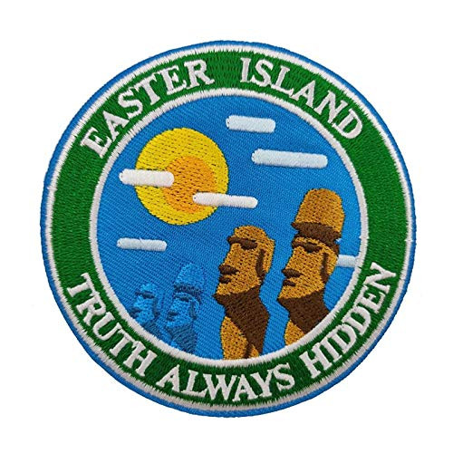 35 Easter Island Embroidered Iron on sew on Patch Applique Travel Souvenir Ideas