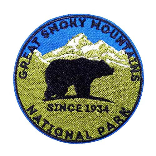 3 Great Smoky Mountains National Park Embroidered Iron on sew on Patch Nature Badge 3 Great Smoky Mountains National Park Embroidered Iron on sew on Patch Nature Badge