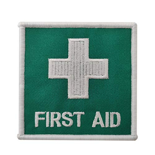 First Aid Logo Hospital Embroidered Iron on sew on Patch Medical Nurse Doctor