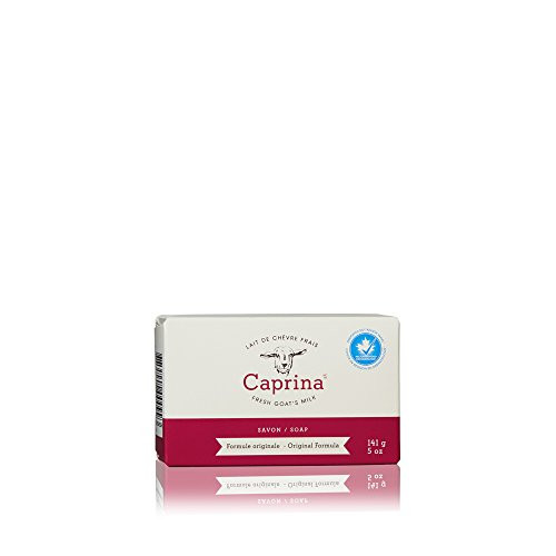 Caprina by Canus Fresh Goats Milk Soap Bar Original Formula 5 Ounce Cream Caprina by Canus Fresh Goats Milk Soap Bar Original Formula 5 Ounce Cream