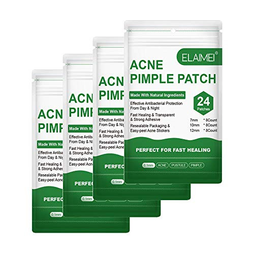 Acne Pimple Patch Invisible Acne Treatment Zit Pimple Patches for Face Hydrocolloid Care Dress Blemish Spot Dots Absorbing Cover Pad
