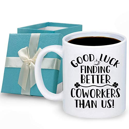 Going Away Gifts for Coworker Good Luck Finding Better Coworkers Than Us Mug Coworker Leaving Gifts Farewell Gift For Colleagues Friends 11oz Cup Going Away Gifts for Coworker Good Luck Finding Better Coworkers Than Us Mug Coworker Leaving Gifts Farewell Gift For Colleagues Friends 11oz Cup