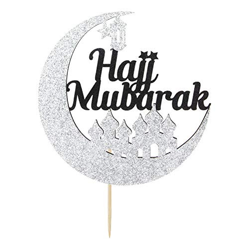 Glitter Hajj Mubarak Cake Topper Eid Festival Muslim Islam Party Decoration Supplies 2020 Umrah Mubarak Ramadan Kareem Islamic Party SignBlackSilver Glitter Hajj Mubarak Cake Topper Eid Festival Muslim Islam Party Decoration Supplies 2020 Umrah Mubarak Ramadan Kareem Islamic Party SignBlackSilver