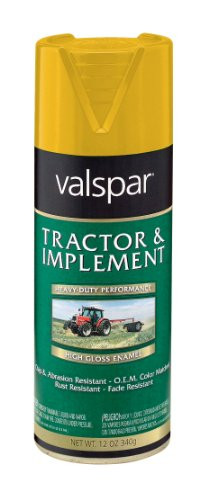 Valspar 5339-09 New Holl Yellow Tractor and Implement Spray Paint - 12 oz.