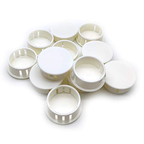 Addlike Plastic Plugs for Holes 34inch Door Window Screw Hole Plugs White Pack of 16