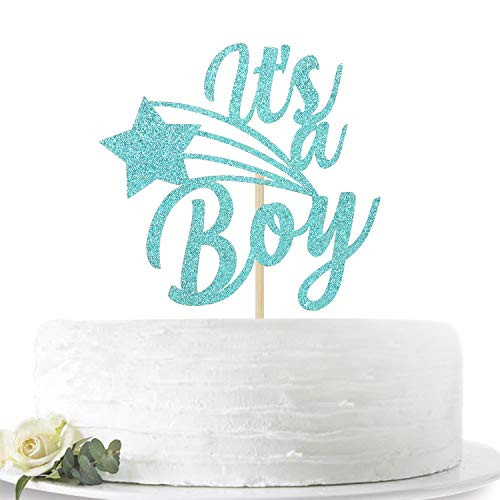 Blue Glitter Its a Boy Cake Topper for Baby Shower Baby Boy 1st 2nd 3rd Birthday Wild one Decor Gender Reveal Party Decoration Supplies Blue Glitter Its a Boy Cake Topper for Baby Shower Baby Boy 1st 2nd 3rd Birthday Wild one Decor Gender Reveal Party Decoration Supplies