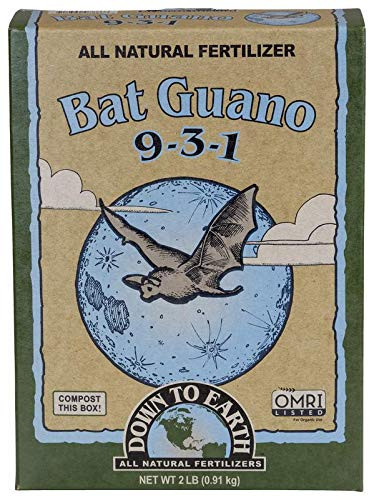 Down To Earth Organic Bat Guano Fertilizer Mix 9-3-1, 2 lb
