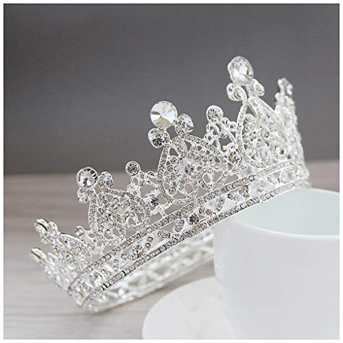 Crown Tiaras for Women Queen Crown for Girls Birthday Crystal Princess Crowns Bridal Crown for Wedding Prom Queen Pageant Hair Accessories and Halloween Costume Party Sliver Crown Tiaras for Women Queen Crown for Girls Birthday Crystal Princess Crowns Bridal Crown for Wedding Prom Queen Pageant Hair Accessories and Halloween Costume Party Sliver