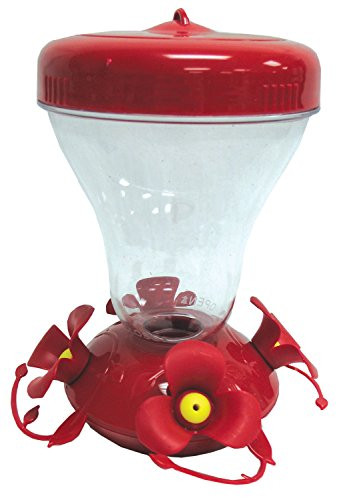 PerkyPet 120TF Top Fill PushPull 16ounce Magnolia Plastic Hummingbird Feeder