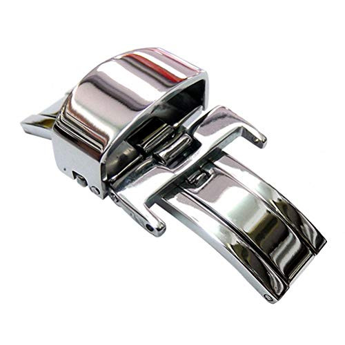 Stainless Steel Watch Buckle Push Button Butterfly Deployment Clasp For Watch Band Strap 10MM Stainless Steel Watch Buckle Push Button Butterfly Deployment Clasp For Watch Band Strap 10MM