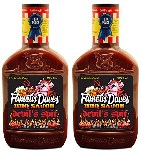 Famous Daves Devils Spit BBQ Sauce 19 oz 2 Pack