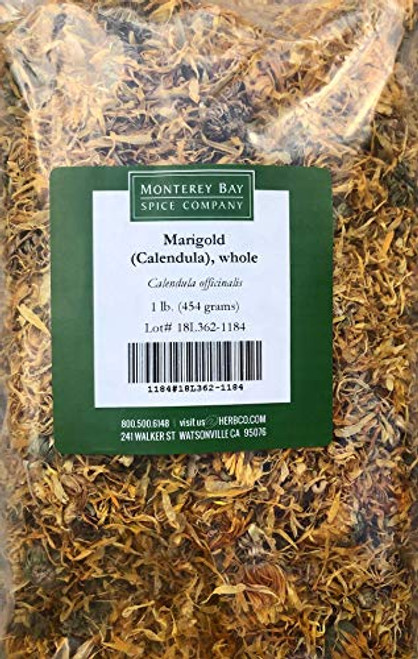 WHOLE CALENDULA FLOWERS 1 LB Bag Marigold  100 KOSHER  Herbal Tea Calendula Officinalis WHOLE CALENDULA FLOWERS 1 LB Bag Marigold  100 KOSHER  Herbal Tea Calendula Officinalis